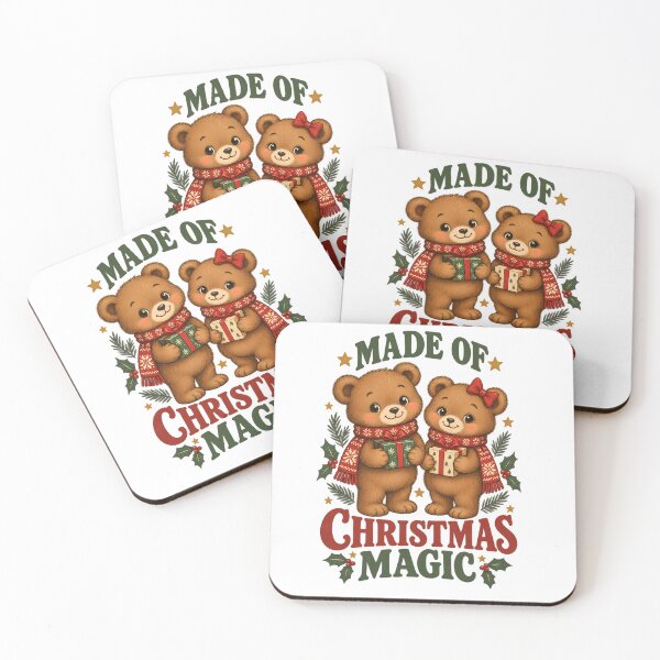 Item preview, Made of Christmas Magic – Vintage Teddy Bears Christmas Gifts designed and sold by VelnoraDigital.