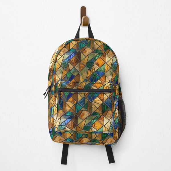 Item preview, Modern Luminous Stained Glass Geometric Pattern designed and sold by wallpapersarts.