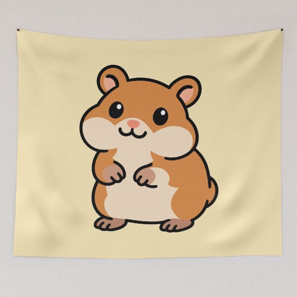 Item preview, Cute Cartoon Hamster designed and sold by WildlifeDoodle.
