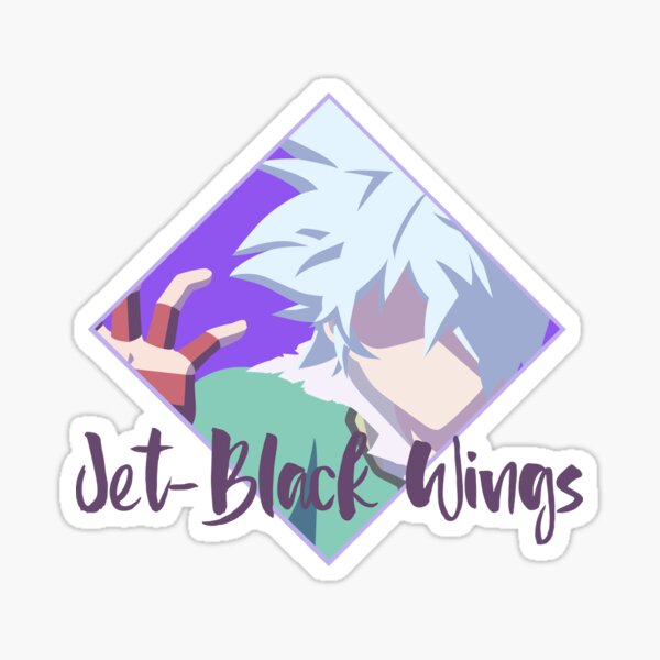 Ailes Black Jet - Saiki K Art Sticker