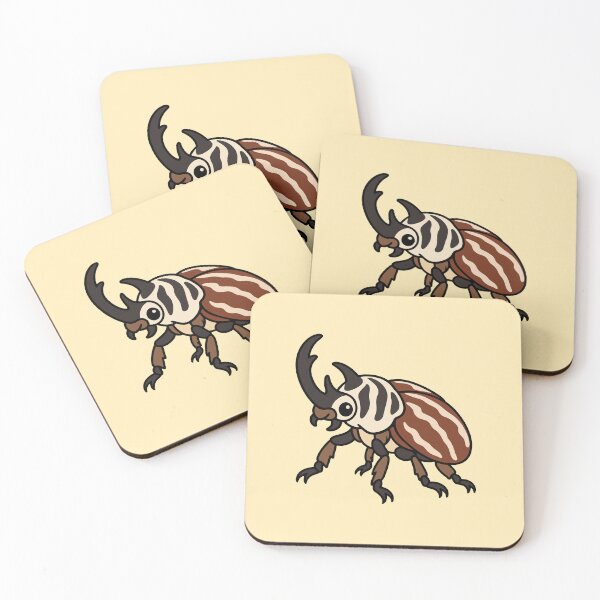 Item preview, Cute Cartoon Goliath Beetle designed and sold by WildlifeDoodle.