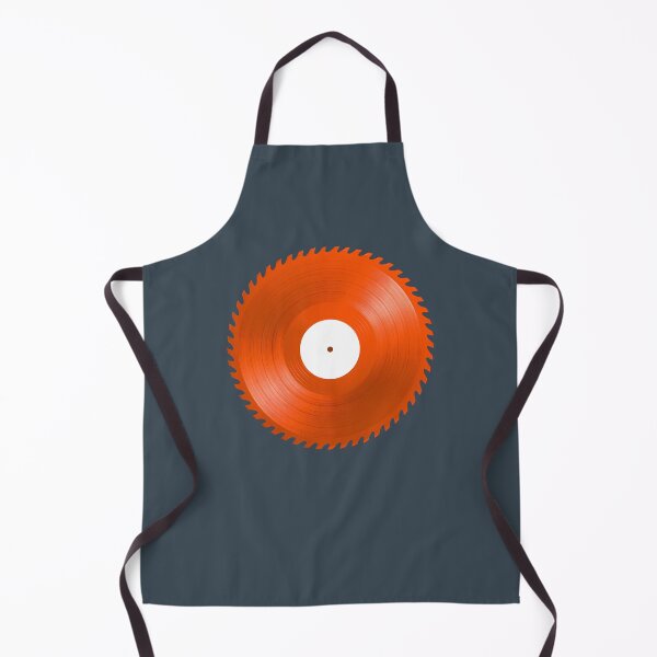 Item preview, Orange Vinyl Record Saw Blade Surreal Music Graphic designed and sold by peterdesigns.
