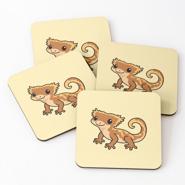 Item preview, Cute Cartoon Crested Gecko designed and sold by WildlifeDoodle.