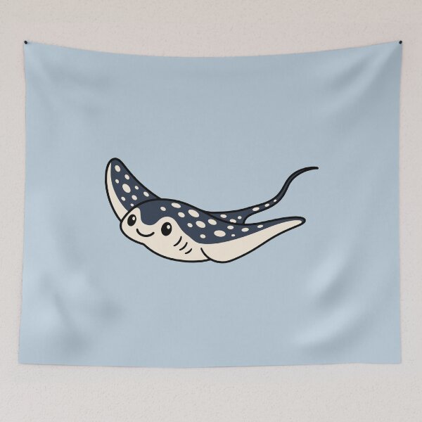 Item preview, Cute Cartoon Eagle Ray designed and sold by WildlifeDoodle.