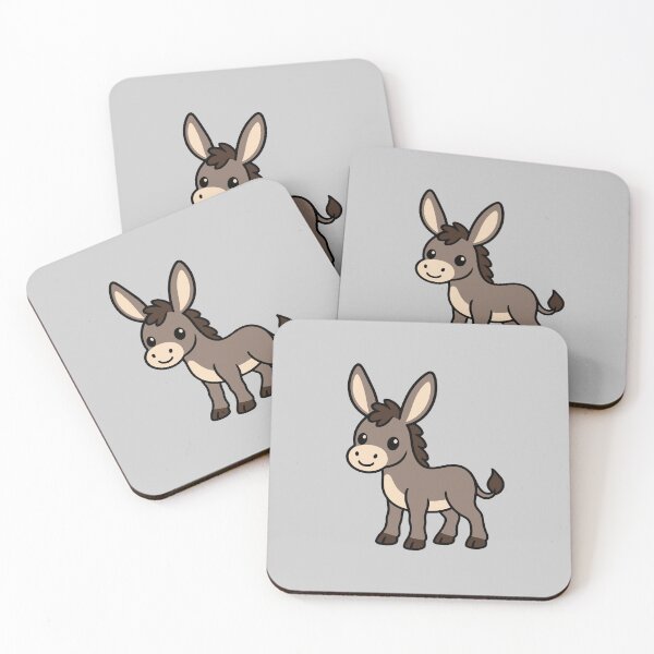 Item preview, Cute Cartoon Donkey designed and sold by WildlifeDoodle.