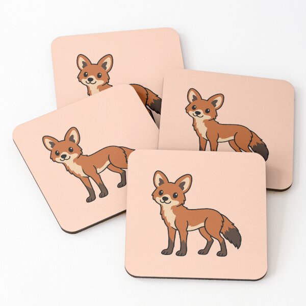 Item preview, Cute Cartoon Dhole designed and sold by WildlifeDoodle.