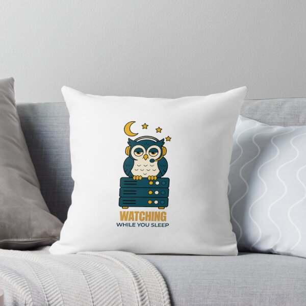 Item preview, On-Call DevOps Owl Watching While You Sleep designed and sold by loopbackart.
