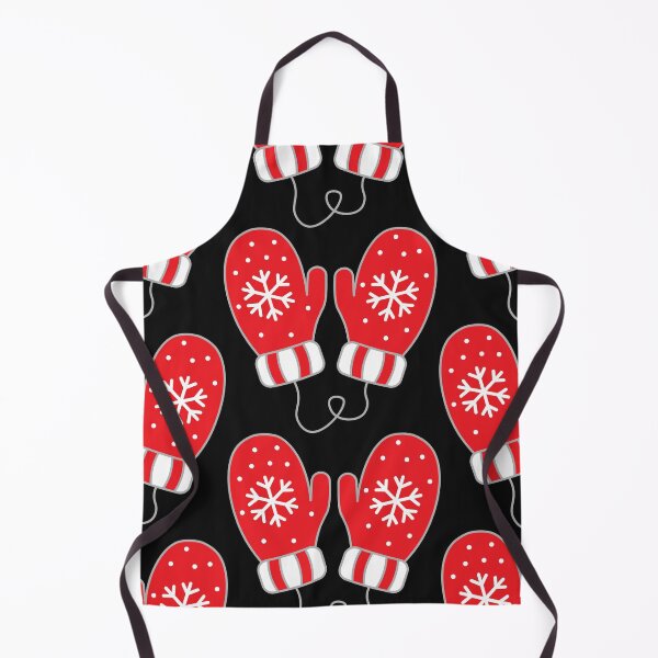 Item preview, Christmas Mittens with Snowflakes – Cute Winter Holiday Illustration designed and sold by DoveArtDesigns.