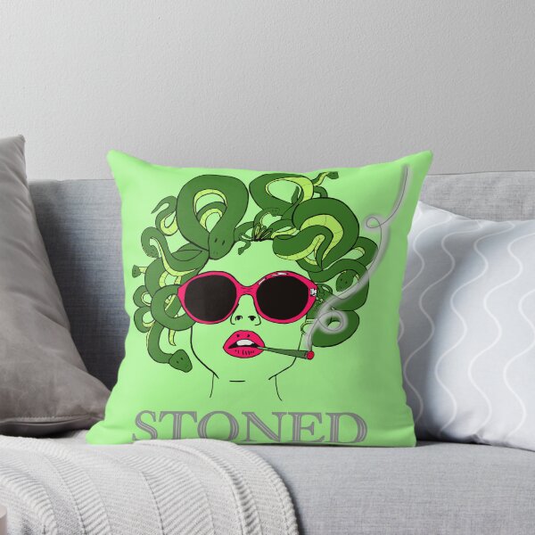 Item preview, Stoned Medusa (with text) designed and sold by DicedTomatoes.