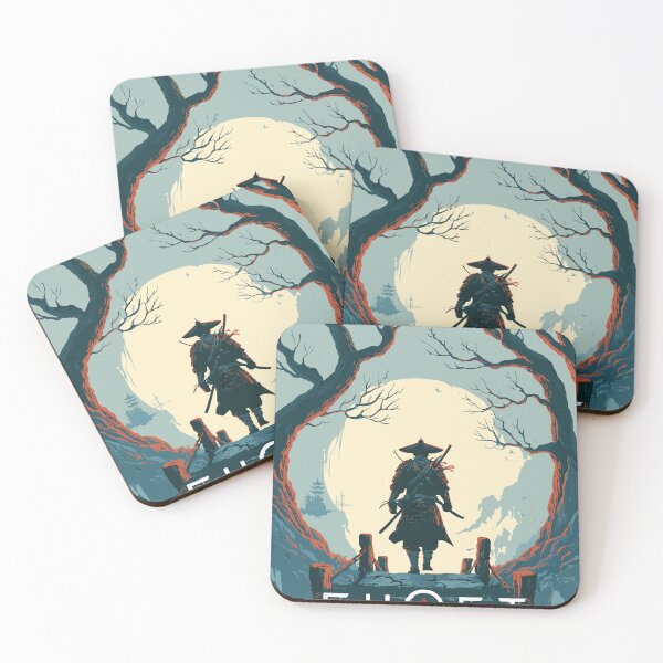 Item preview, Ghost of tsushima, jin sakai, samurai designed and sold by TivaRedLabs.