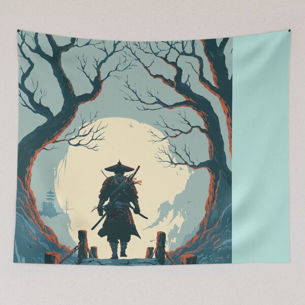 Item preview, Ghost of tsushima, jin sakai, samurai designed and sold by TivaRedLabs.