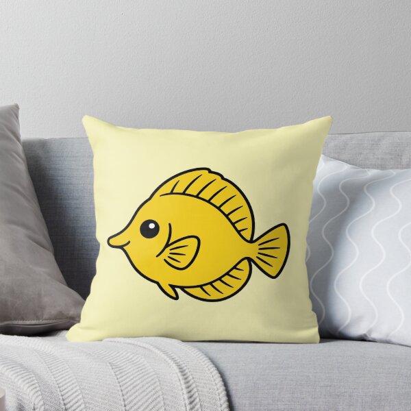 Item preview, Cute Cartoon Yellow Tang designed and sold by WildlifeDoodle.