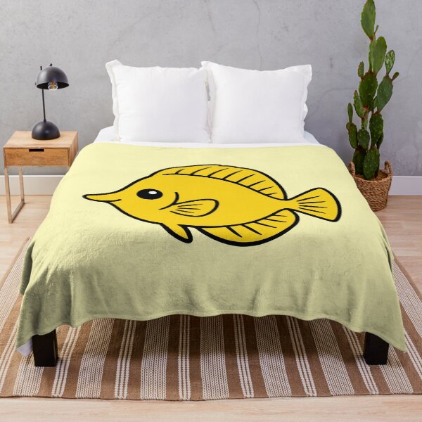 Item preview, Cute Cartoon Yellow Tang designed and sold by WildlifeDoodle.
