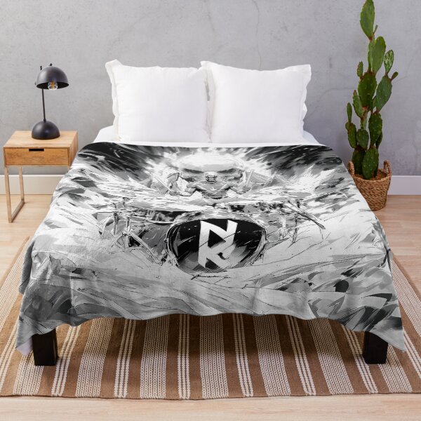Item preview, Black and White Drummer Explosion Rock Art designed and sold by Lunat1kk.