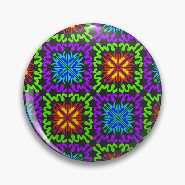 Item preview, Neon Radial Pattern designed and sold by art_bi_design.