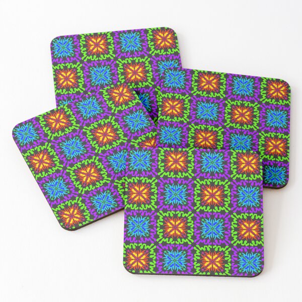 Item preview, Neon Radial Pattern designed and sold by art_bi_design.