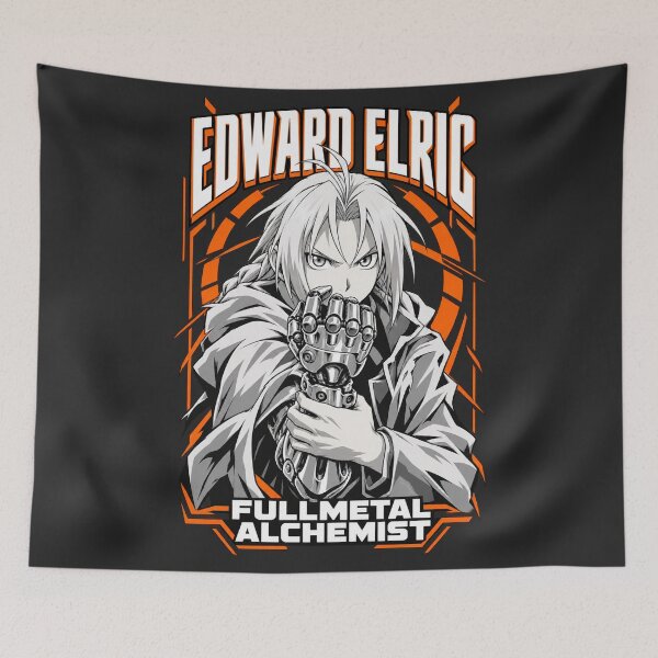 Item preview, Edward Elric Fullmetal Alchemist Automail Arm Intense Portrait designed and sold by salmaousiri.