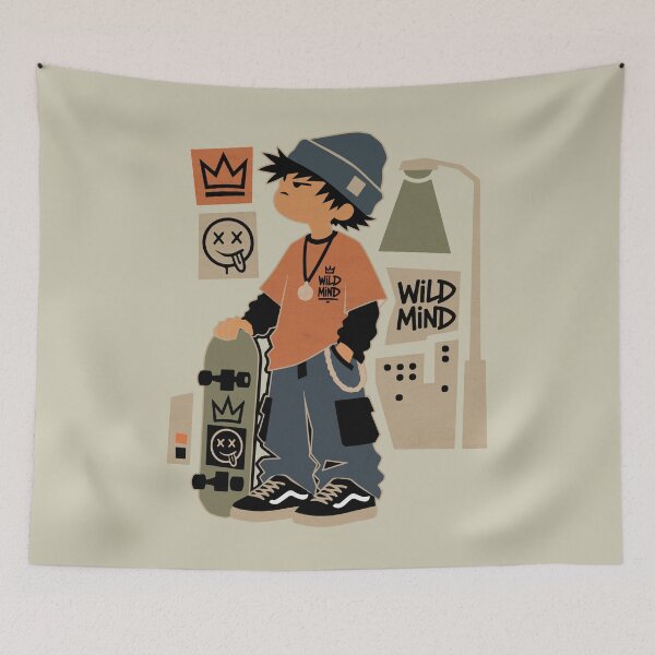 Item preview, Skater Boy Streetwear Urban Graphic designed and sold by IAPICTURE.