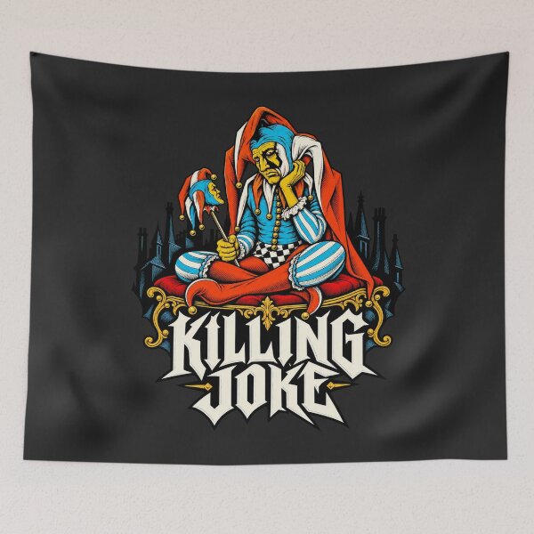 Item preview, Killing Joke Jester Court Fool Gothic Post Punk Classic designed and sold by salmaousiri.