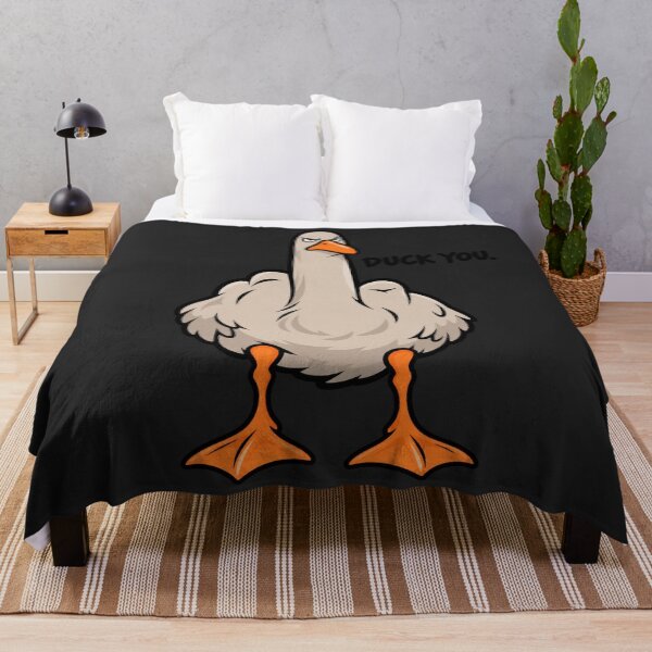 Item preview, Angry Goose Middle Finger Flip Bird Attitude Cartoon designed and sold by salmaousiri.
