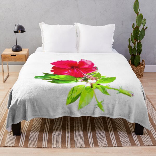 Item preview, Vibrant Red Tropical Hibiscus Blossom designed and sold by yolepr.