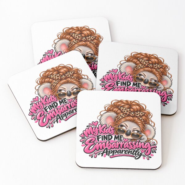 Item preview, My kids find me embarrassing apparently designed and sold by mamadropbearsez.