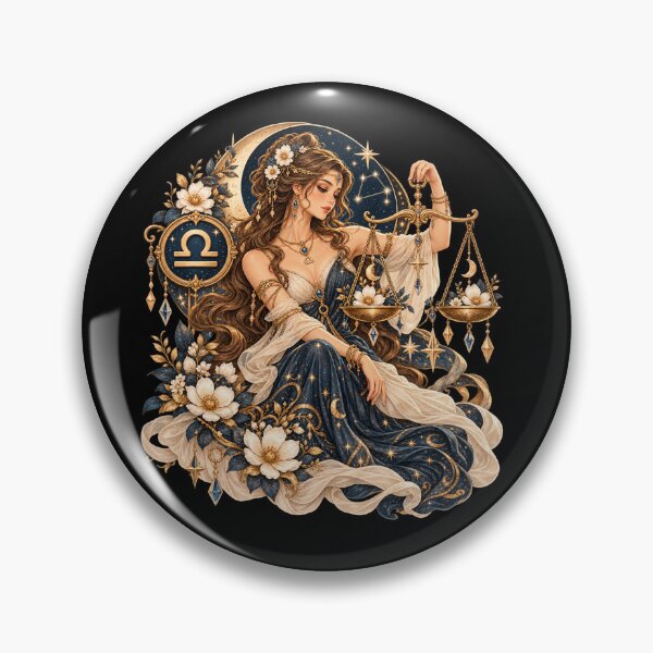 Item preview, Libra Zodiac Goddess – Celestial Fantasy Woman designed and sold by Scarlett-Goods.