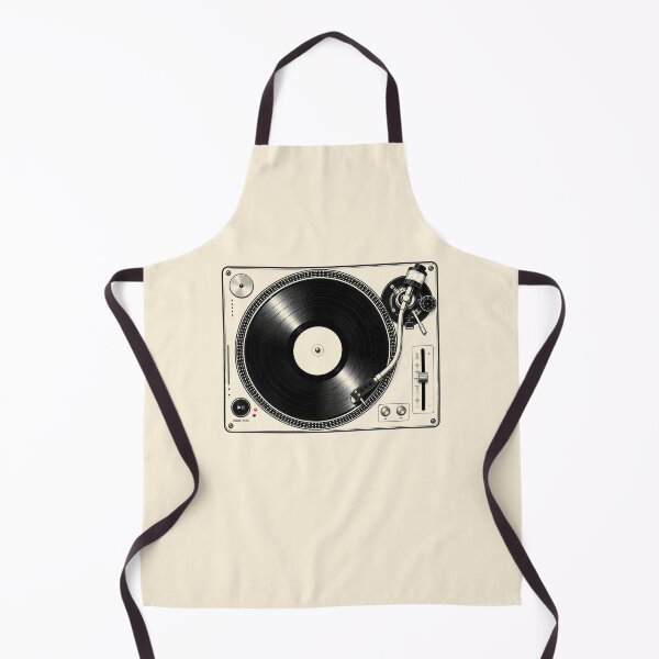 Item preview, Vintage Vinyl Record Player Turntable Illustration designed and sold by peterdesigns.