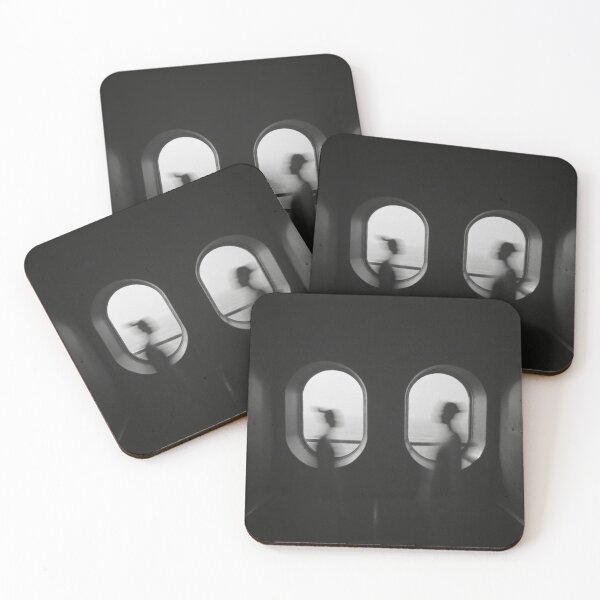 Item preview, Twin Cinema- Porthole windows with sillhouettes designed and sold by ConcreteCandy.