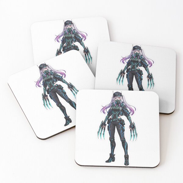 Item preview, Natalia Cyber Spectre Neon Glow Sticker - Mobile Legends Fan Art designed and sold by Lesley D.