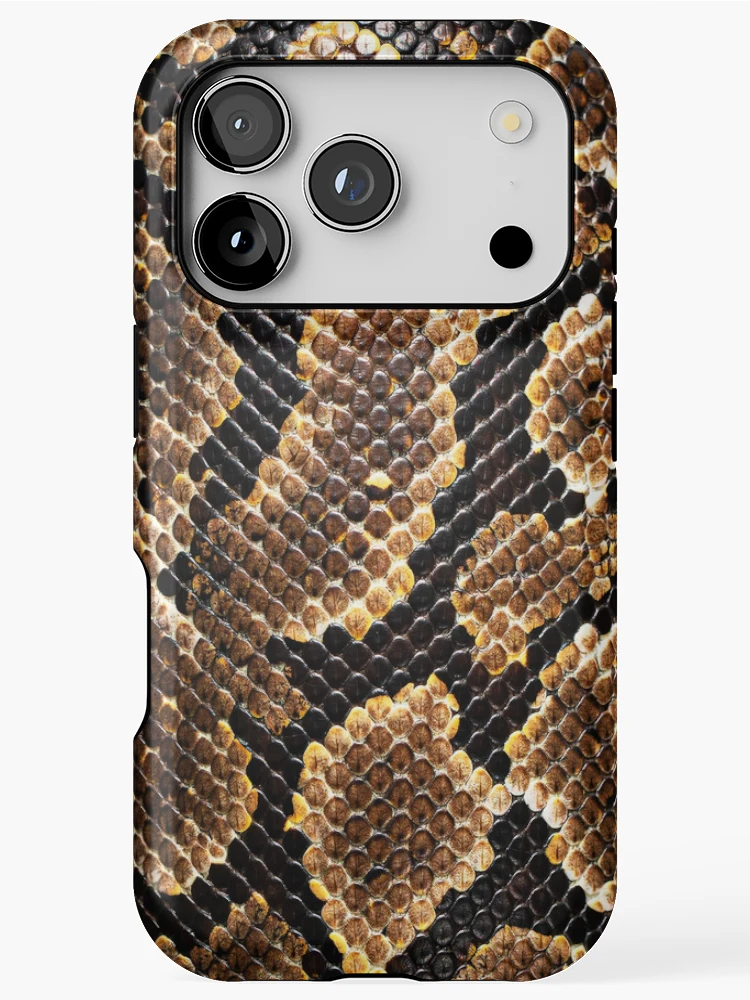 Thumbnail 1 of 4, iPhone Case, Python Scale Texture designed and sold by Exodoi.