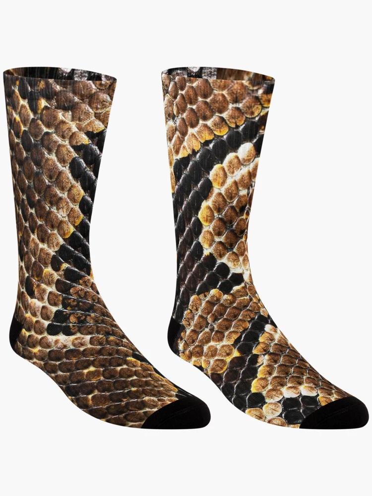 Thumbnail 3 of 5, Socks, Python Scale Texture designed and sold by Exodoi.