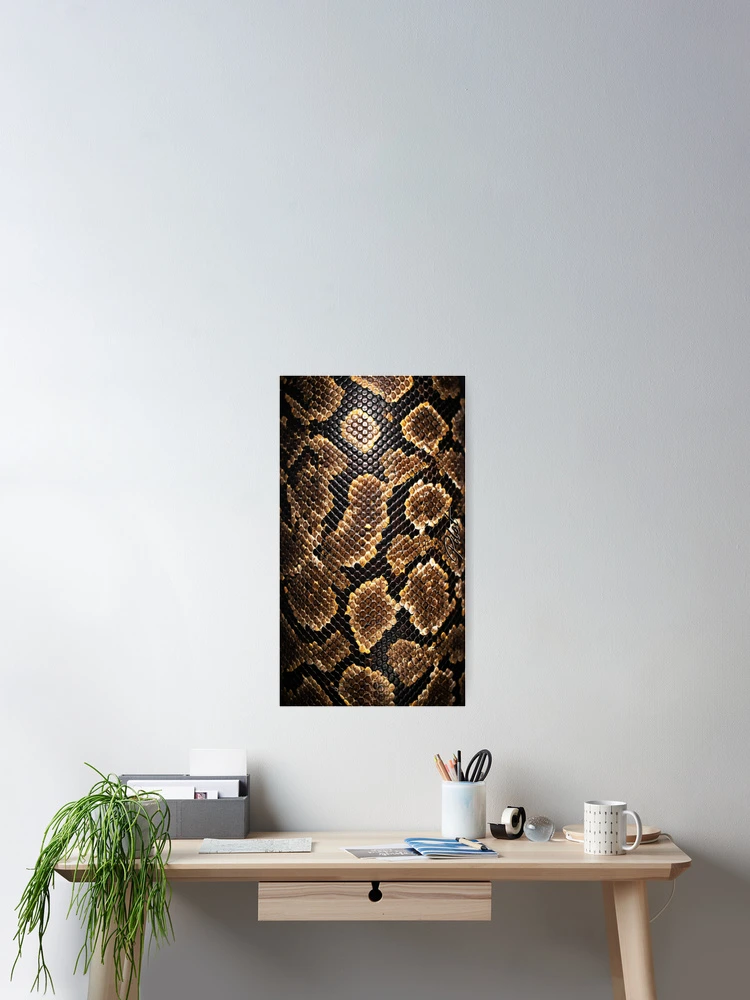 Thumbnail 2 of 3, Poster, Python Scale Texture designed and sold by Exodoi.