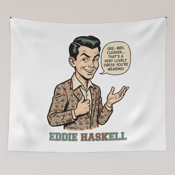 Item preview, Eddie Haskell Vintage Caricature – That's a Very Lovely Dress designed and sold by DesignArtique.
