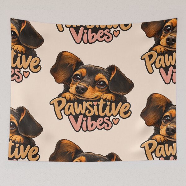 Item preview, Pawsitive Vibes Only designed and sold by Stubblejumper Artworks.