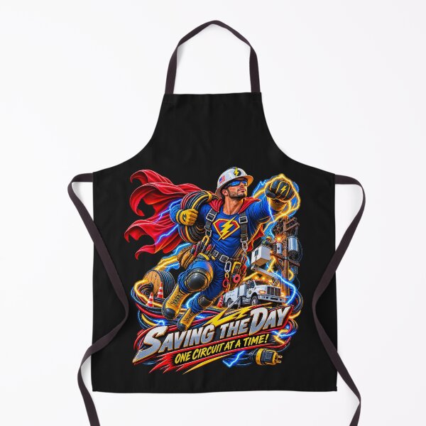 Item preview, Super Electrician Saving the Day designed and sold by JAR Designs .