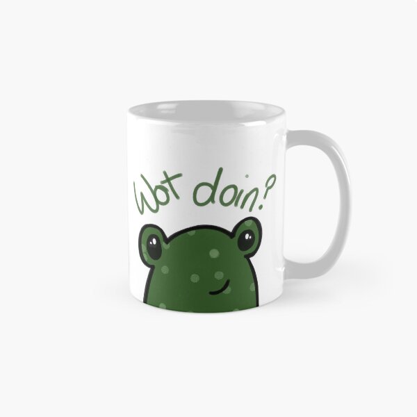 Item preview, Wot Doin Cute Polka Dot Frog designed and sold by AmberTechStudio.