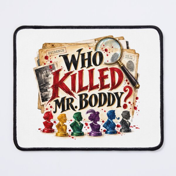 Item preview, Clue - WHO KILLED MR. BODDY? designed and sold by Lyric Vault - Rock on.
