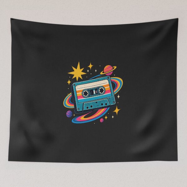 Item preview, Retro Cassette in Space designed and sold by BladiWChampion.