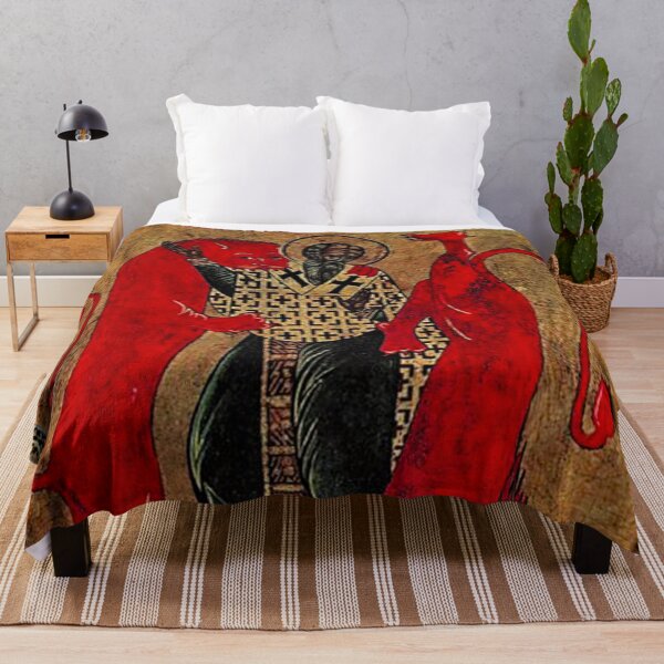 Item preview, Saint Ignatius of Antioch Martyrdom Eastern Orthodox Icon designed and sold by GuyBlank.