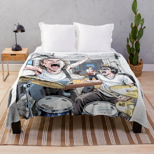 Item preview, Punk Rock Band Rehearsal Chaos Vintage Music Art designed and sold by TaboDesign.