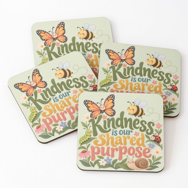 Item preview, Kindness Is Our Shared Purpose designed and sold by Stubblejumper Artworks.