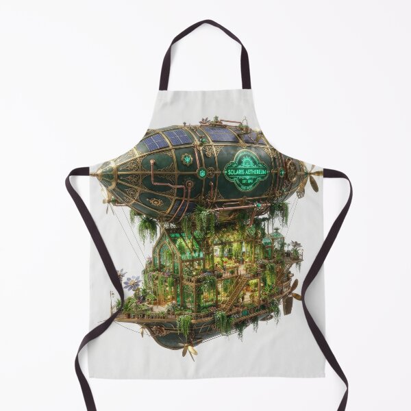 Item preview, Steampunk Botanical Airship Greenhouse Airship Art designed and sold by Rahat3344.