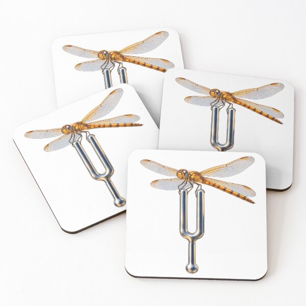 Item preview, Dragonfly Resting on a Steel Tuning Fork designed and sold by Drip stamp.