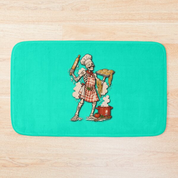 Item preview, Skeleton Chef Pasta Lover – Vintage Tattoo Style designed and sold by YOFANTZ!.