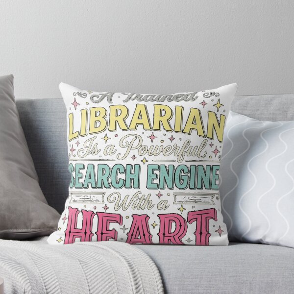 Item preview, A Trained Librarian Is a Powerful Search Engine With a Heart Classic T-Shirt Oversized T-Shirt designed and sold by Model-Yoys.
