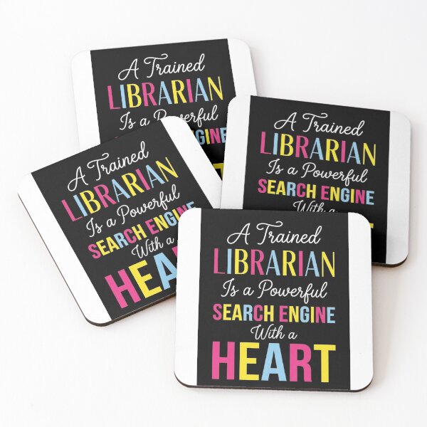 Item preview, A Trained Librarian Is a Powerful Search Engine With a Heart Classic T-Shirt designed and sold by Design-phuket.
