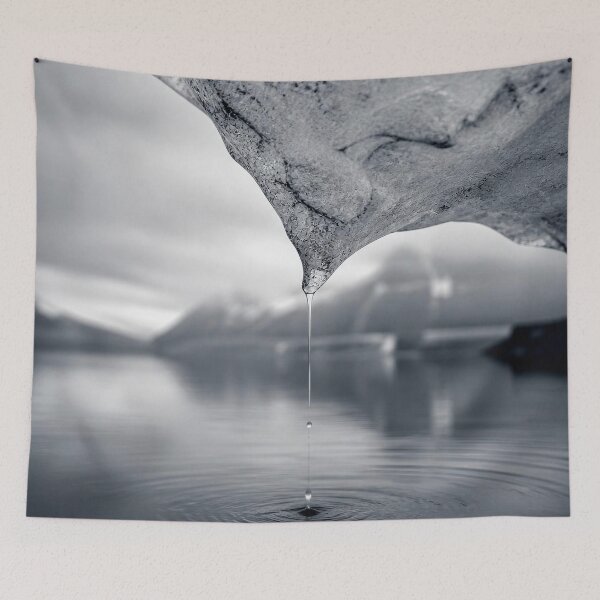 Item preview, Misty Lake with Falling Water designed and sold by ConcreteCandy.