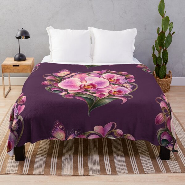 Item preview, Orchid Heart & Butterfly Garden designed and sold by Stubblejumper Artworks.
