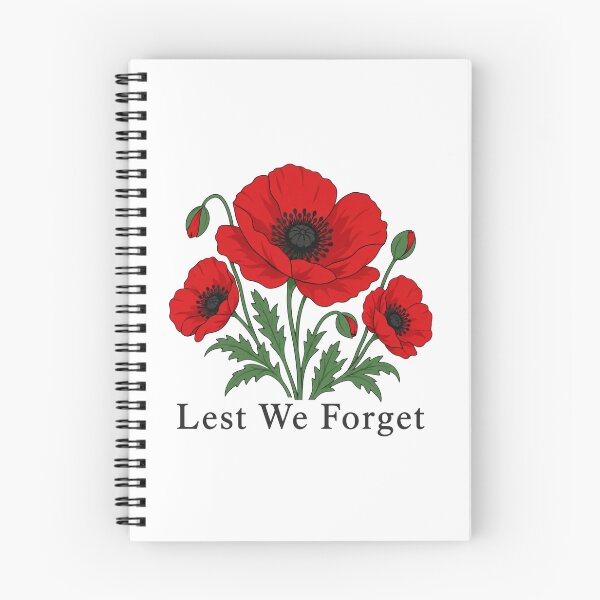 Item preview, Lest We Forget Red Poppy Remembrance Day Flower designed and sold by Inkworksbyshery.